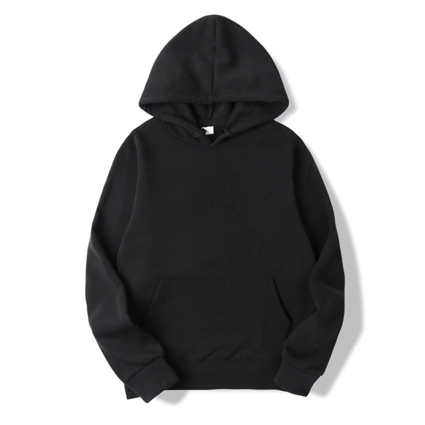 

men's hoodies & sweatshirts fall 2021 long-sleeved t-shirts teens logo loose menswear trend, Black
