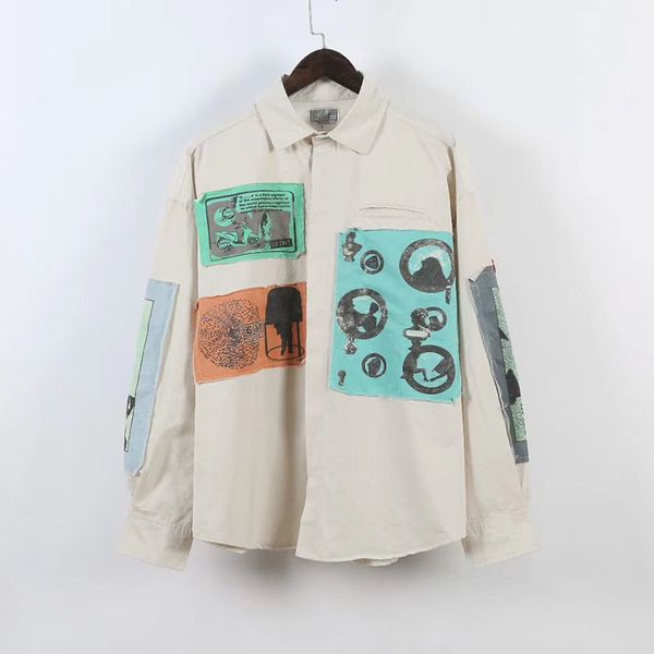 

men women casual oversize washed patch retro cavempt c.e shirt summer apricot cav empt shirt c0325, White;black