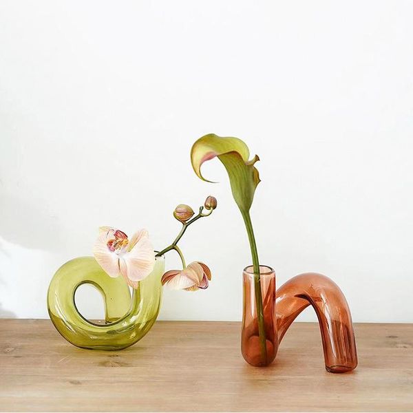 

vases glass flower vase for home decoration, wedding centrepiece table decor & restaurant country decorative holder