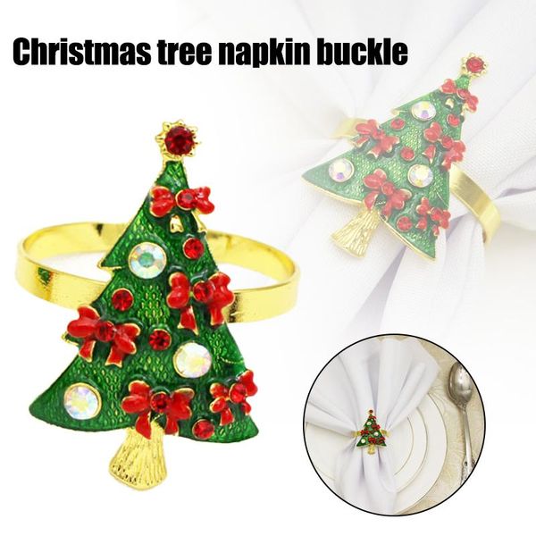 

napkin rings ring el tableware christmas tree harvest festival buckle table accessories he