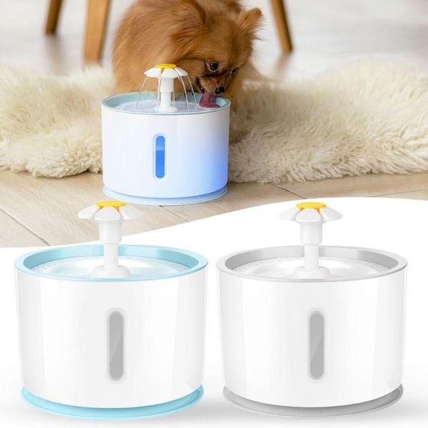 

dog bowls & feeders 2.4l cat water fountain automatic drinking bowl pet usb dispenser super quiet drinker auto feeder dropship