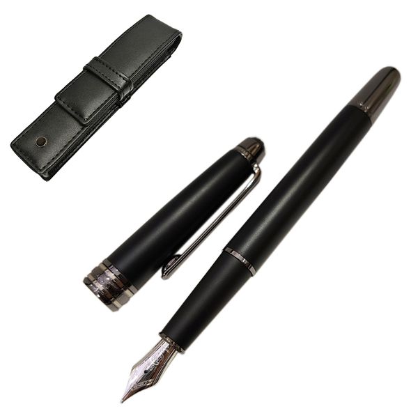 

yamalang 163 fountain pen reliefs matte black fountain pens gift with leather bag perfect for men and women