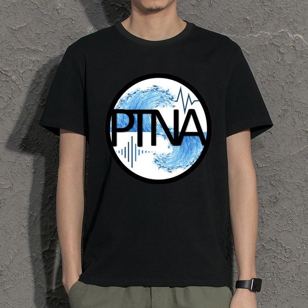 

men's t-shirts ptna logo t-shirt print manga graphic t shirts aestheticism romanticjapanese anime men gothic alternative clothing, White;black