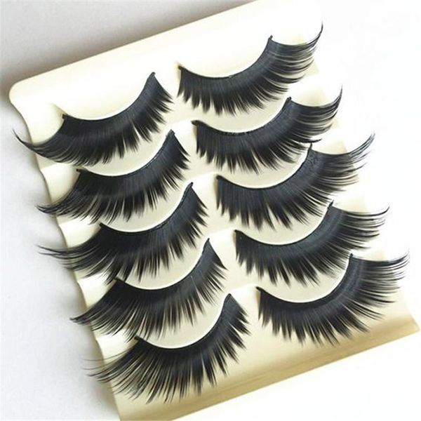 

pairs extend eyelashes beauty natural false long makeup water