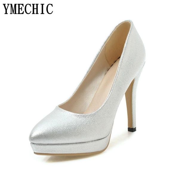 

fashion wedding bridal shoes high heels platform pointed toe pink silver gold summer ladies heel party dress, Black