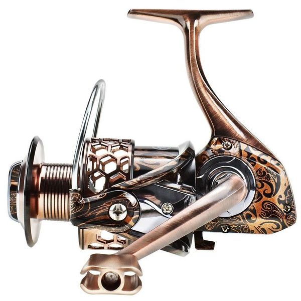 

fishing reel 17+1bb spinning all metal spool cnc handle 15kg/33lb max drag 5.2:1 high speed saltwater baitcasting reels