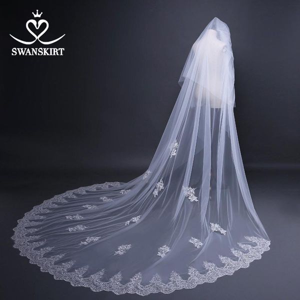

bridal veils swanskirt customized wedding veil long trailing custom made acc, Black