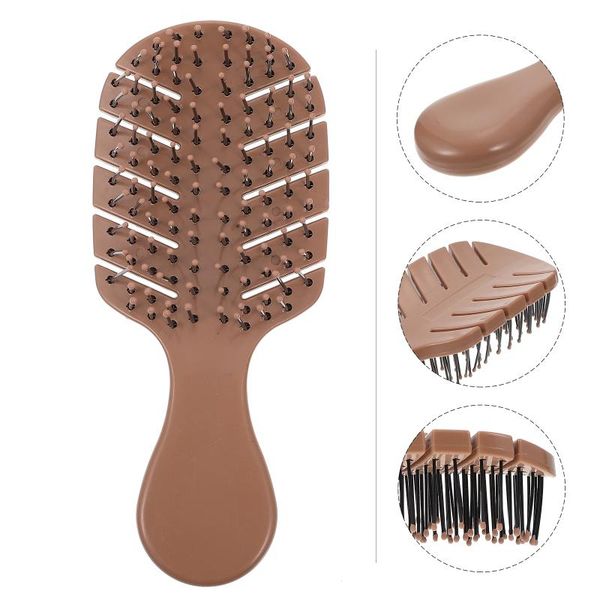 

hair brushes 1pc portable comb comfortable abs mini hairdressing, Silver