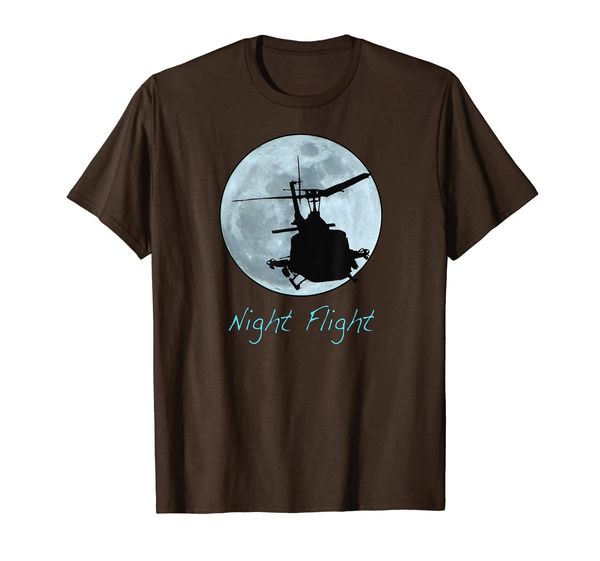 

Night Flight Huey UH-1 Iroquois Military History T-Shirt, Mainly pictures