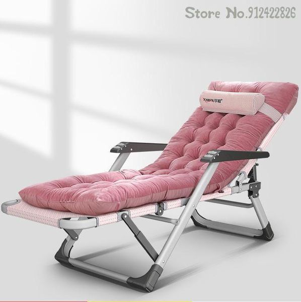 

camp furniture folding single person nap bed simple office lunch break artifact chair dual-purpose recliner portable multifunctional accompa