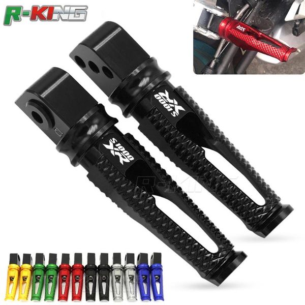 

pedals 2021 motorcycle accesstories cnc aluminum rear foot pegs footrest adapter rider/passenger footpegs for bwm s1000xr