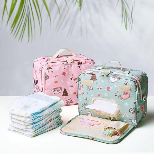 

diaper bags baby maternity bag for disposable reusable fashion prints wet dry double 21*17*7cm handle wetbags