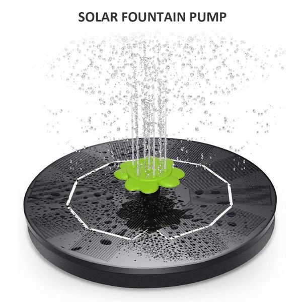 

solar fountain pump garden pond water feature 3w power panel with 9 nozzles for bird bath outdoor decoration decorations
