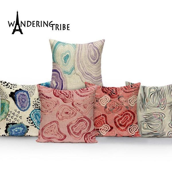 

cushion/decorative pillow marble style y decorative cushion pillowcases for pillows rock formation pattern in the car cover