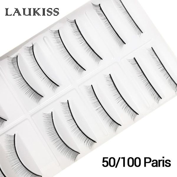 

false eyelashes 50/100 pairs handmade training lashes for beginners eyelash extensions beauty salon student practice
