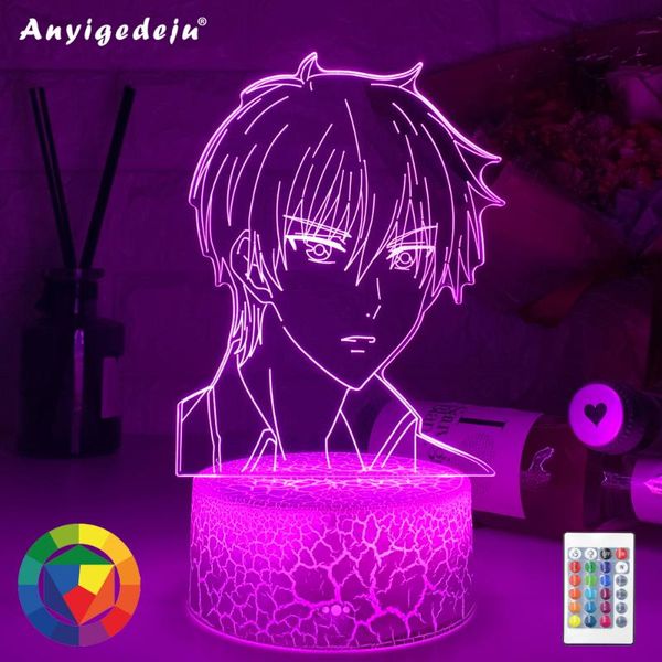 

night lights acrylic 3d lamp anime fruits basket kyo sohma for bedroom decor light children's birthday gift room desk led manga
