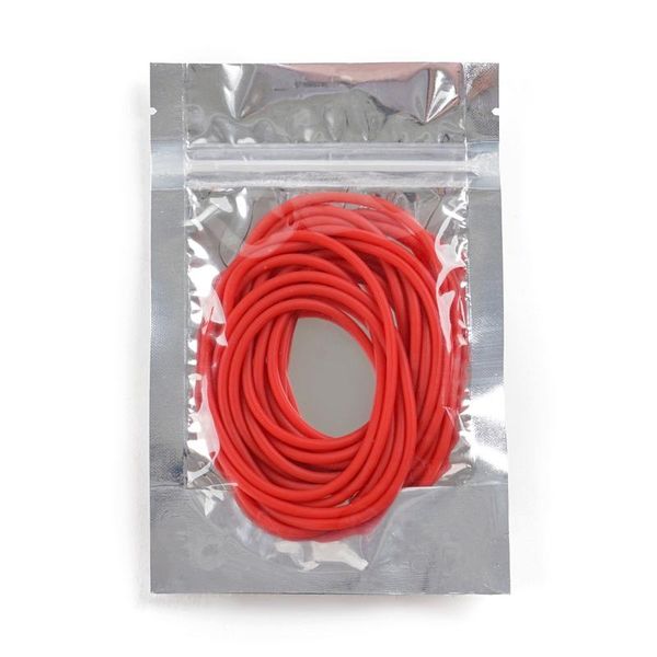 

braid line 3/6/10/20/50m solid core pole elastic red diameter 2.8mm natural latex retention rope 7 times stretch factor fishing lines