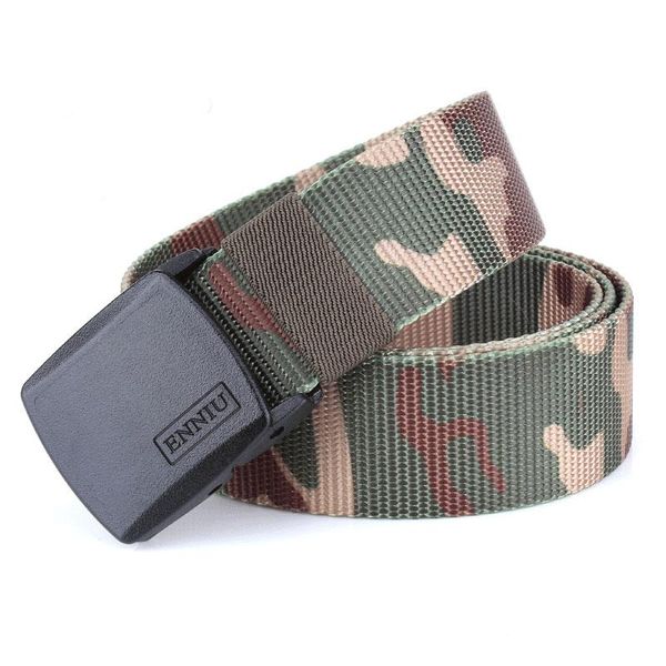 

military camouflage tactical battle belt adjustable outdoor training colored belts, Black;brown