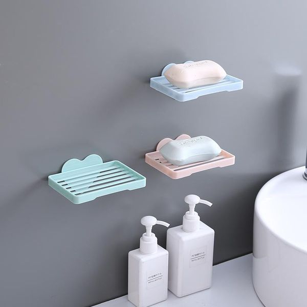 

soap dishes household bathroom drain box seamless paste kitchen goods travel accessories