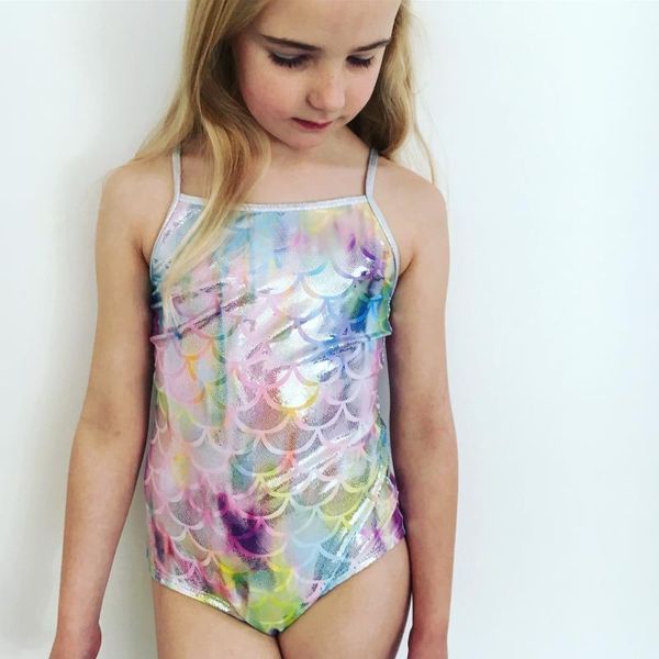 

one-pieces printed children's bathing suits baby girl bikini swim suit, Black