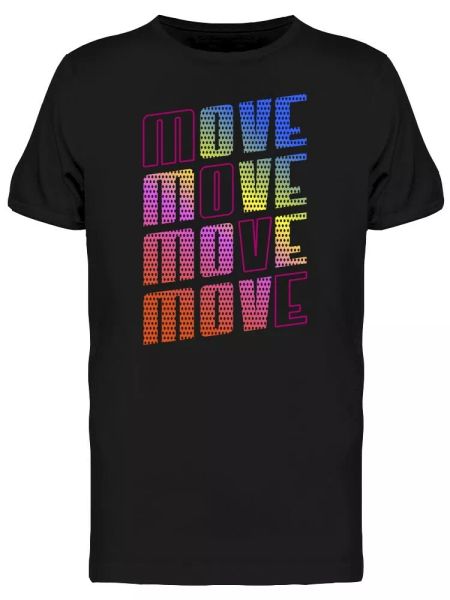 

move active wear tee men's -image by shutterstock, White;black