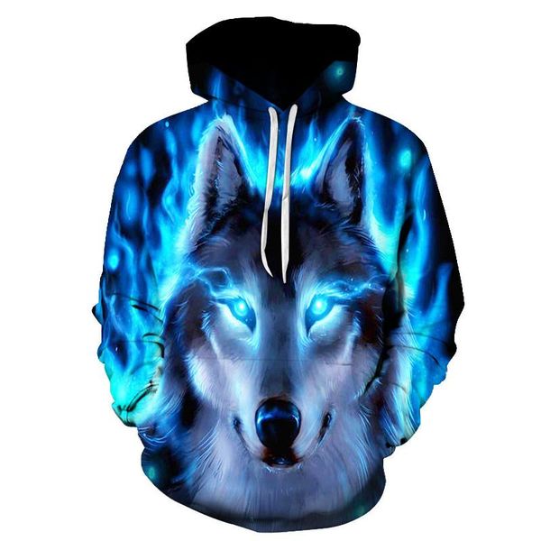 

native wolf 3d printed hoodies men harajuku fashion hooded sweatshirt autumn casual hoodie sudadera hombre men's & sweatshirts, Black