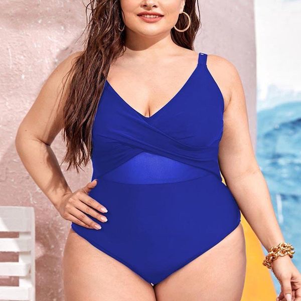 

one-piece suits 2022 plus size one piece swimsuit women striped bathing suit deep v bodysuit push up monokini beachwear swimwear