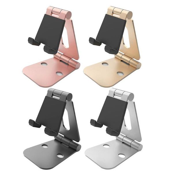 

foldable phone stand holder adjustable aluminium alloy tablet bracket support cell mounts & holders