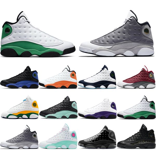 

man basketball shoes 13s classic atmosphere grey aurora green cap and gown gold glitter hyper royal island lakers lucky good red flint playg