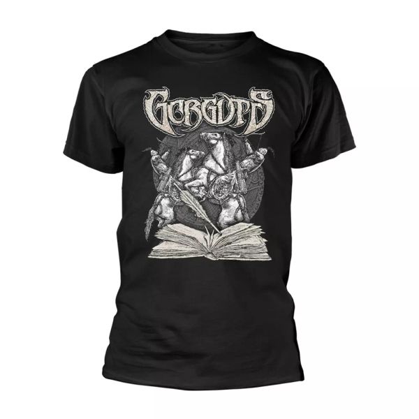 

Gorguts arrows licensed men t-shirt, White;black