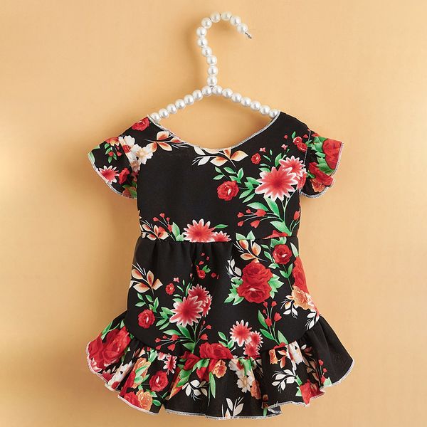 

secret copy skirt pet cloth cat drs summer flower print dog