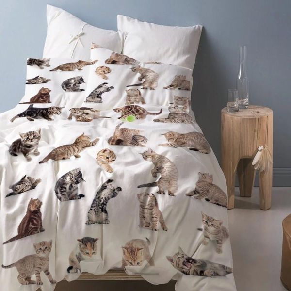 

bedding sets fashion puppy print series household textiles single bed double duvet cover pillow case sheet boy girl set
