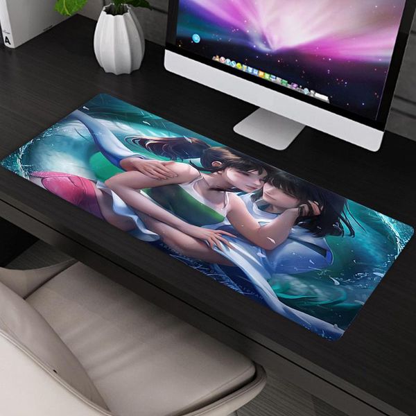 

mouse pads & wrist rests pad spirited away big player game accessories thicker custom-made different sizes of office desk mat household carp