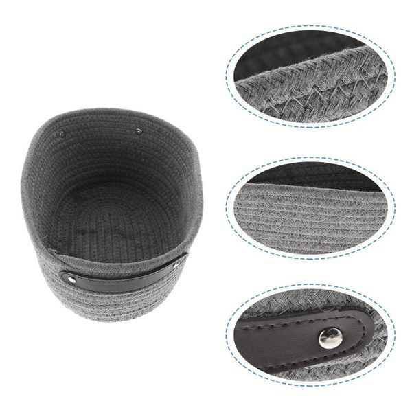 

storage baskets 1 pc decorative basket book multipurpose bonsai (s, grey)