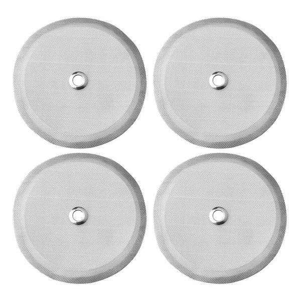 

coffee filters 4 pcs in stainless steel replacement filter mesh,for 1000 ml ,8 cup french press makers and tea machines