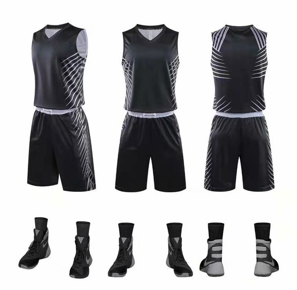 

men's youth jerseys men basketball jersey personalized number name comfortable lightweight breathable wear-resistant and wrinkle resist, Black;red