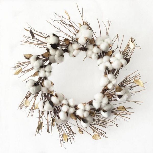 

decorative flowers & wreaths 10pcs/set dry flower plants artificial natural cotton balls pography props for home wedding holiday party decor