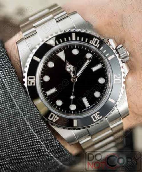 

swiss watches luxury ceramic bezel mens men mechanical ss automatic movement watch sports self-wind wristwatches designer wristwatch, Silver