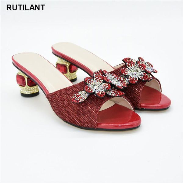 

dress shoes fashion 2021 spring women high heels pu leather style pumps luxury rhinestone wedding party, Black