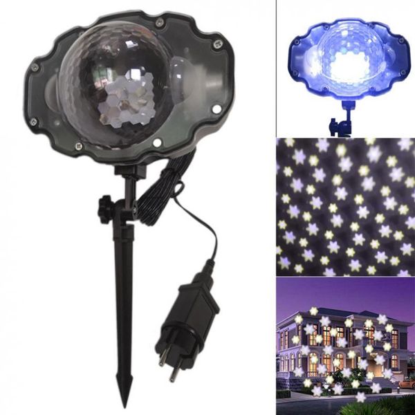 

led mini snow light stage spotlight laser for christmas halloween festivals indoor outdoor decoration lawn lamps