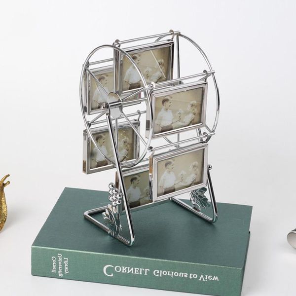 

frames large rotating ferris wheel picture frame vintage diy keepsake windmill po year gift for family classic home decor