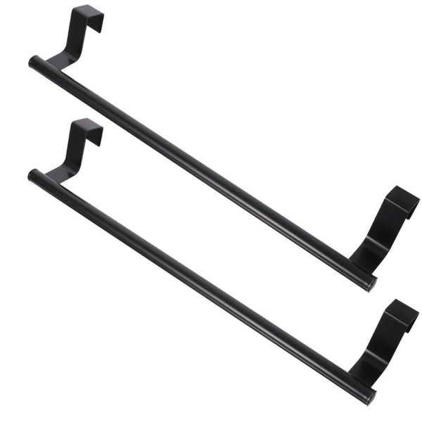 

towel racks 2pcs wall-mounted stainless steel multifunctional