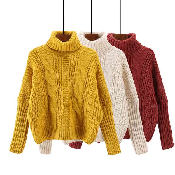 

men's sweaters qnqyx turn into winter high female casual turtleneck sweater streetwear basic knitted-jacket women's upper clothes, White;black