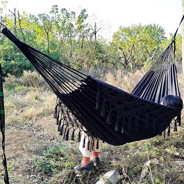 

outdoor games & activities leisure bed hammock hanging-bed hunting double-sleeping-canvas camping hamac