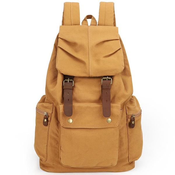 

school bags college middle student schoolbag leisure travel backpack versatile computer notebook canvas bag