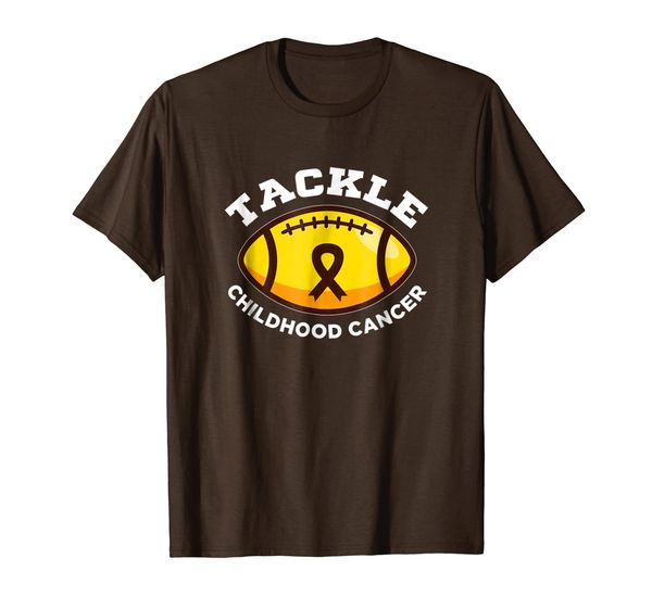 

childhood cancer shirt awareness survivor support tackle, White;black