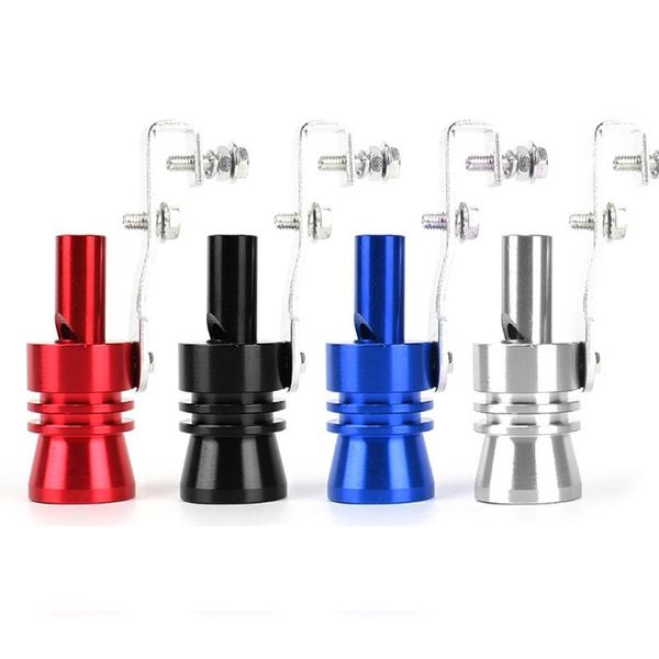 

manifold & parts 5 colors universal car tail throat modified whistle exhaust pipe turbo sound s/m/l/xl