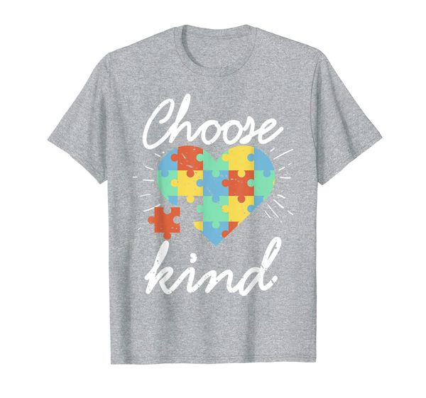 

Choose Kind Love Heart Autism Awareness T-Shirt, Mainly pictures