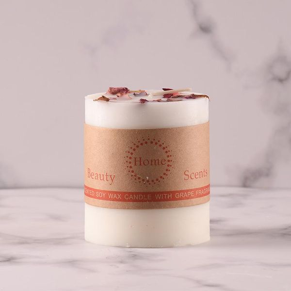 

candles coffee bean scented candle decorative rose 100% natural soy handmade