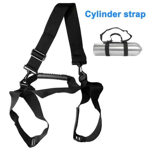 

pool & accessories adjustable diving tank carrier with shoulder strap for air cylinder bottle jt-drop ship